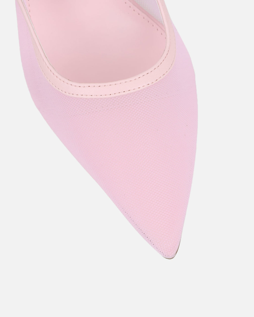 Morley Pink Mesh Slingback Courts
