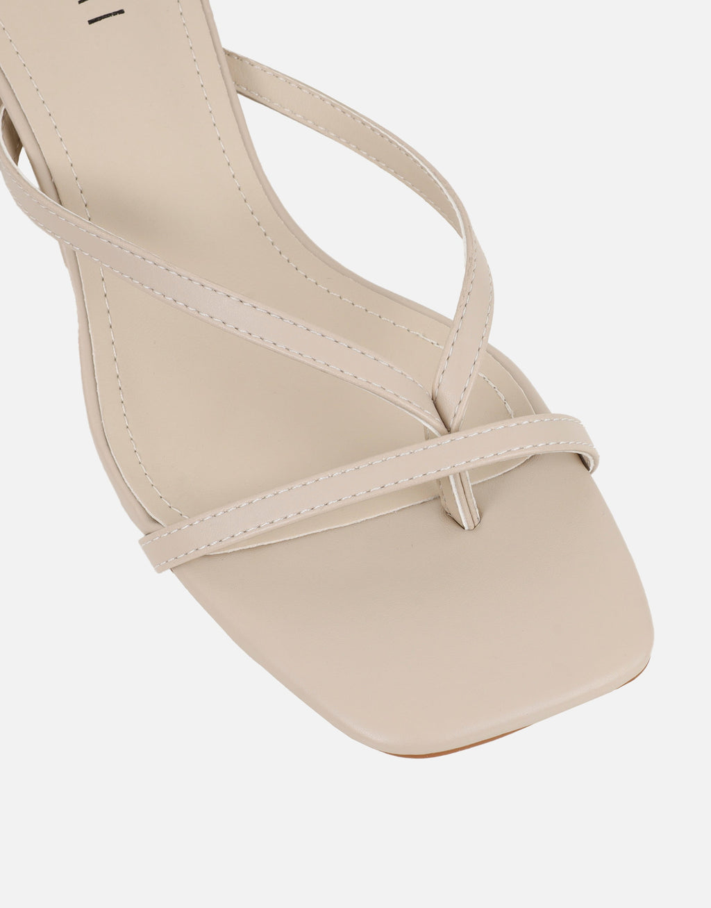 Mandy Stone Toe Post Block Heeled Sandals