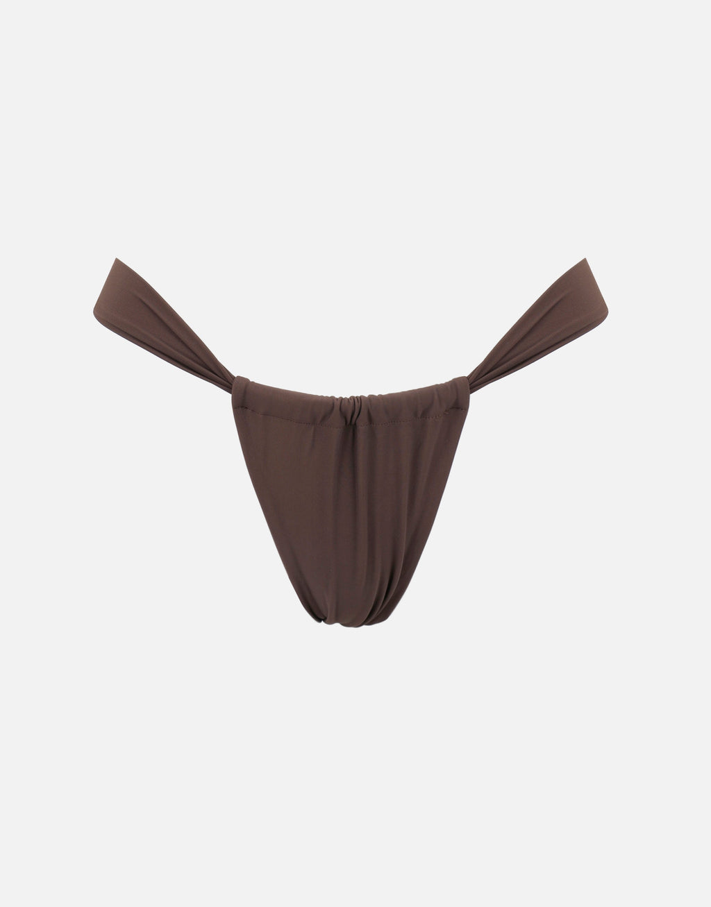 Cielo Thick Strap Bikini Bottoms In Brown