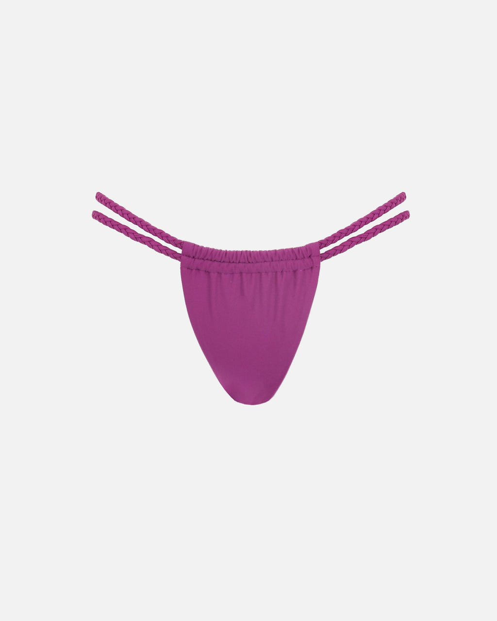 Mora Purple Braided Bikini Bottoms