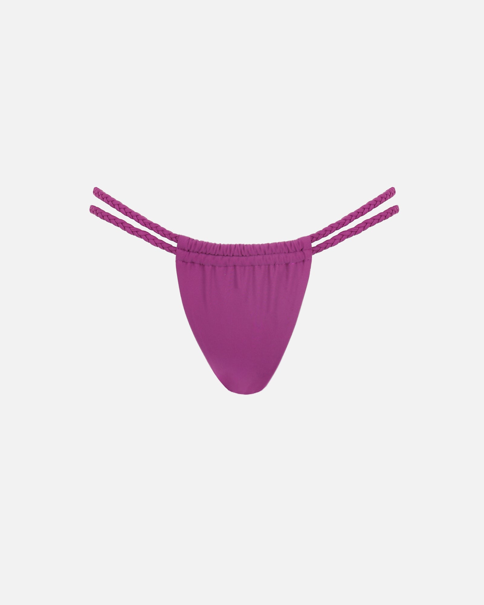 Mora Purple Braided Bikini Bottoms