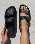 Samantha Black EVA Slip on Footbed Slides