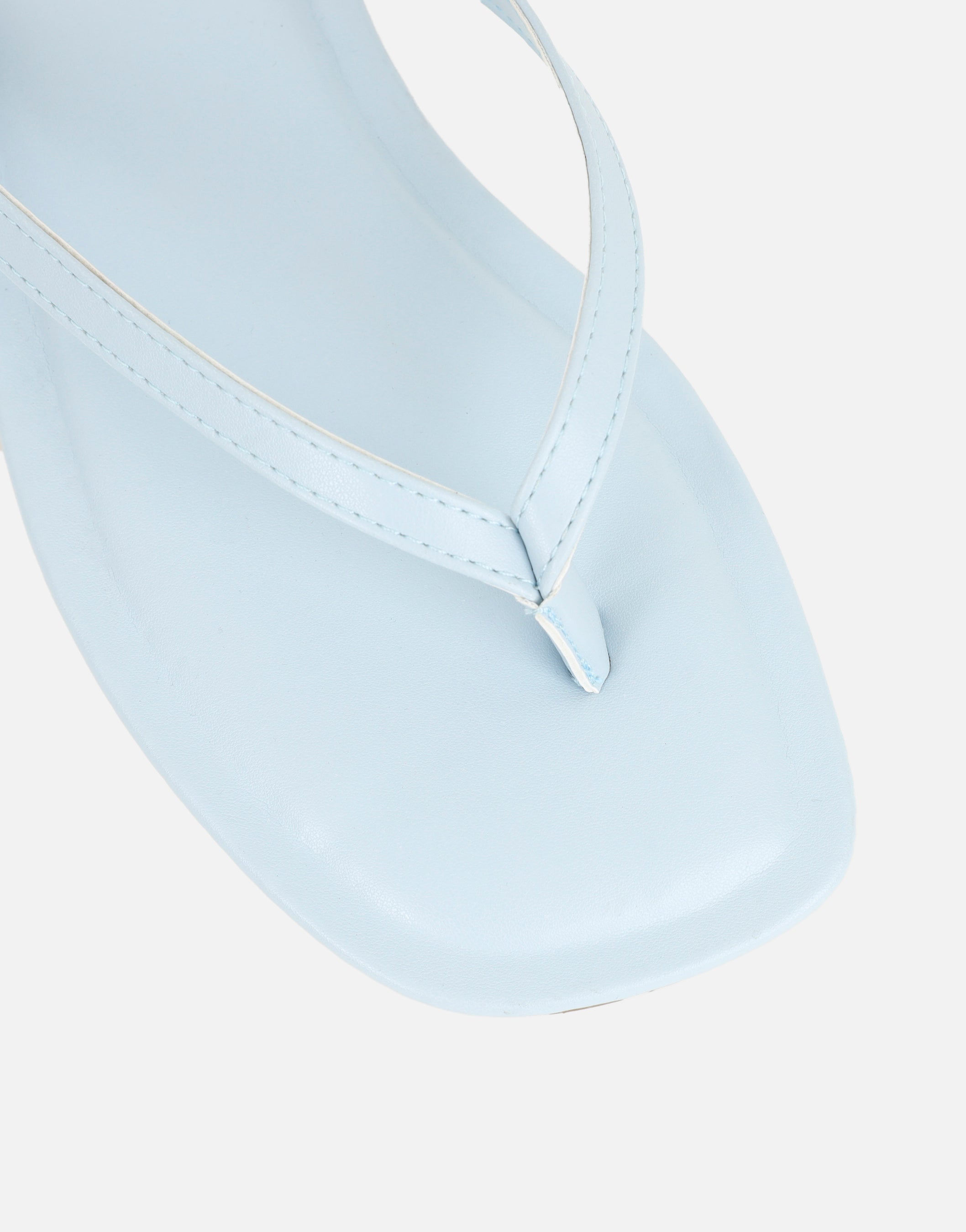 Kima Blue Flat Sandals