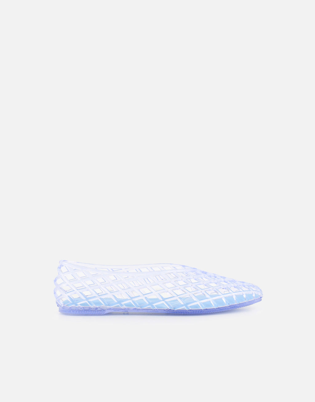 Rocha Baby Blue Jelly Mesh Ballerina Flats