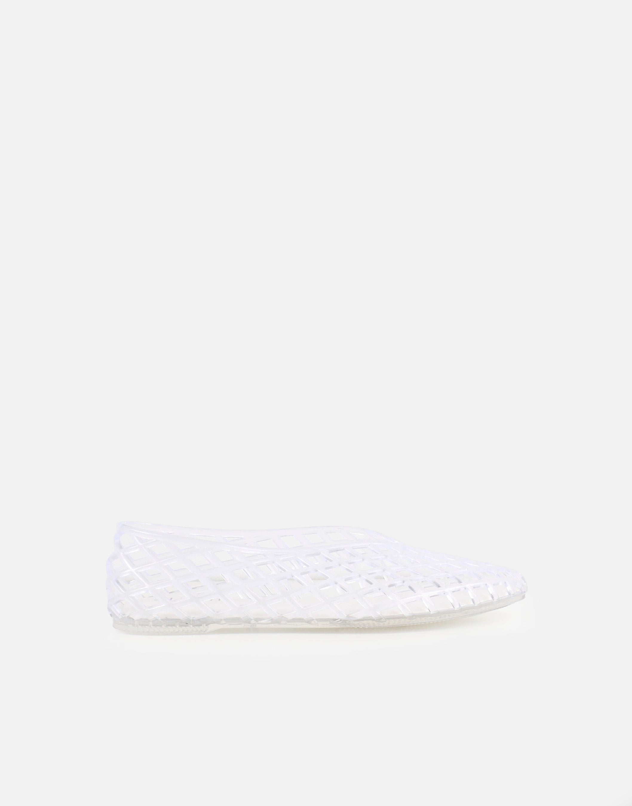 Rocha Clear Jelly Mesh Ballerina Flats