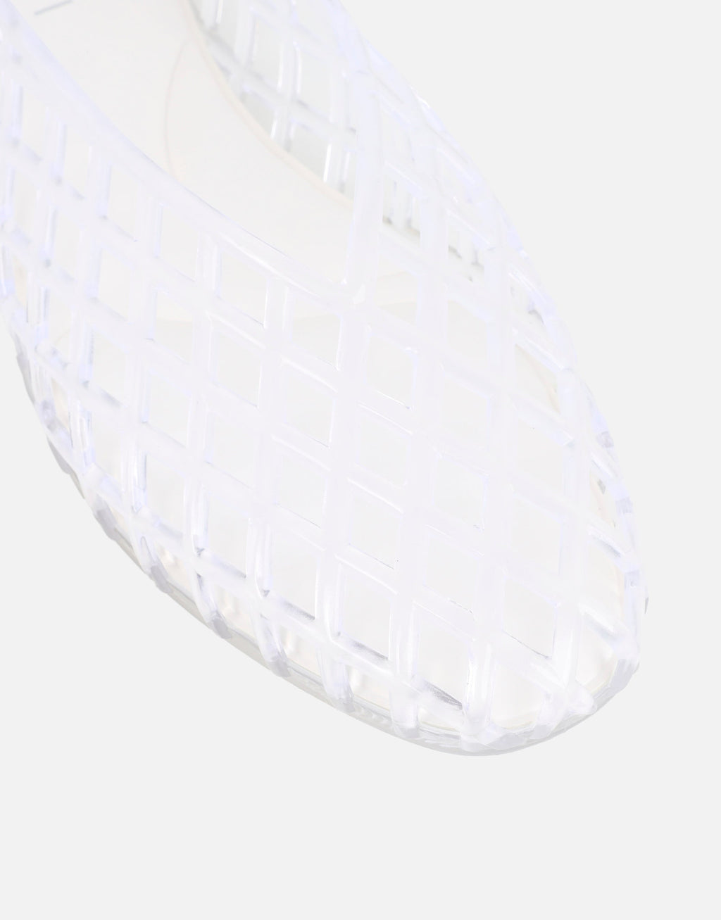 Rocha Clear Jelly Mesh Ballerina Flats