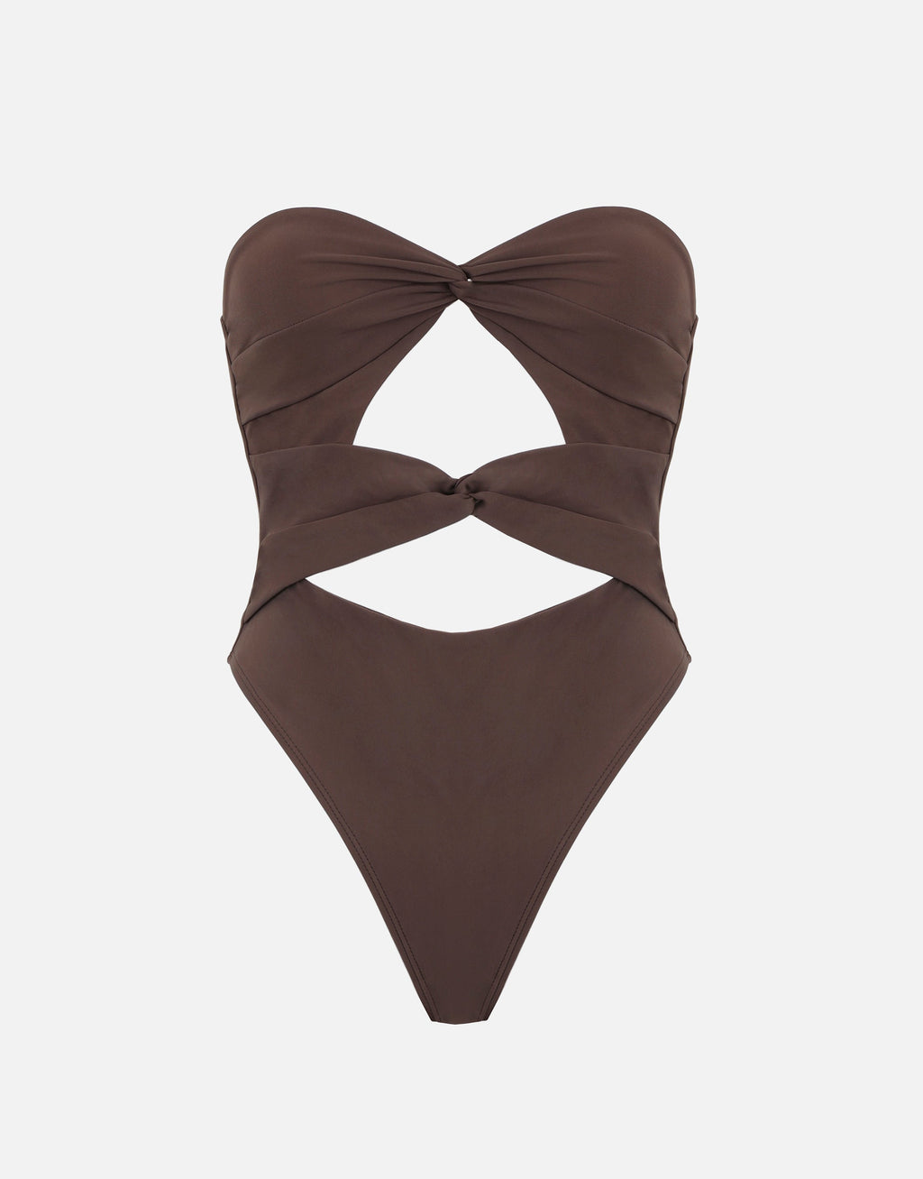 Rio Brown Knot Swimsuit