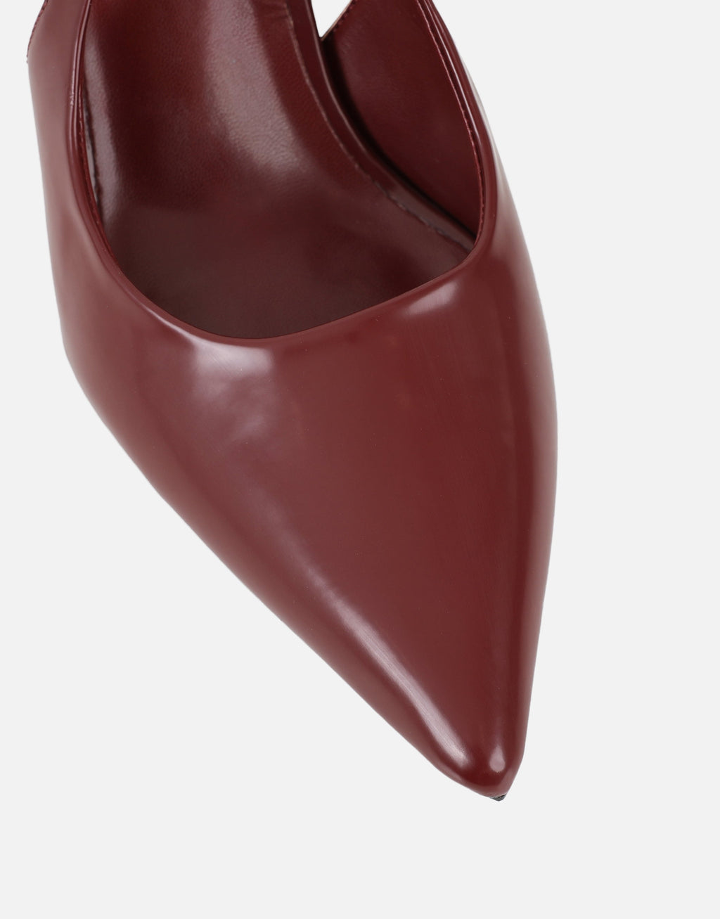 Samaya Burgundy Slingback Court Shoes