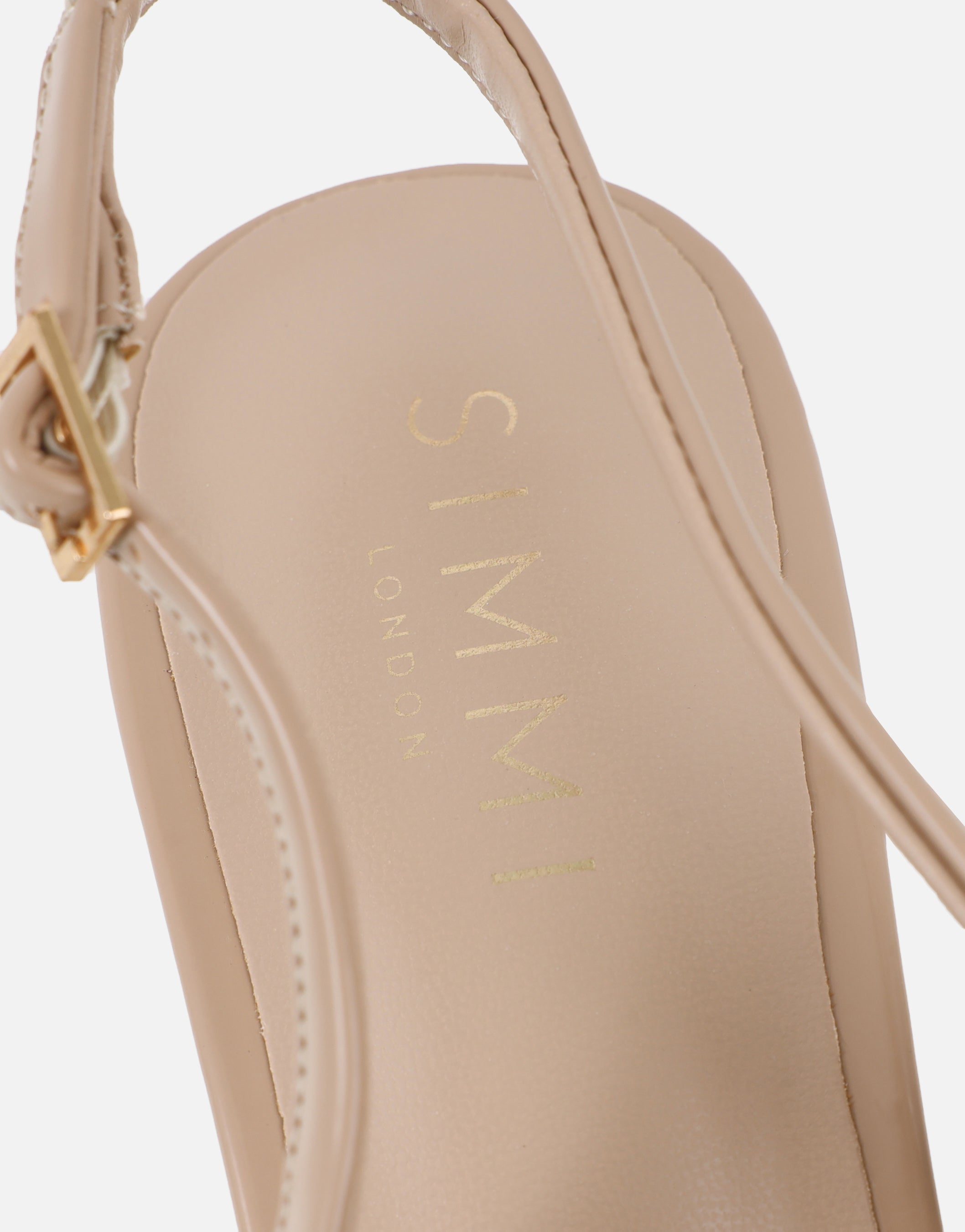 Samaya Nude Slingback Court Shoes
