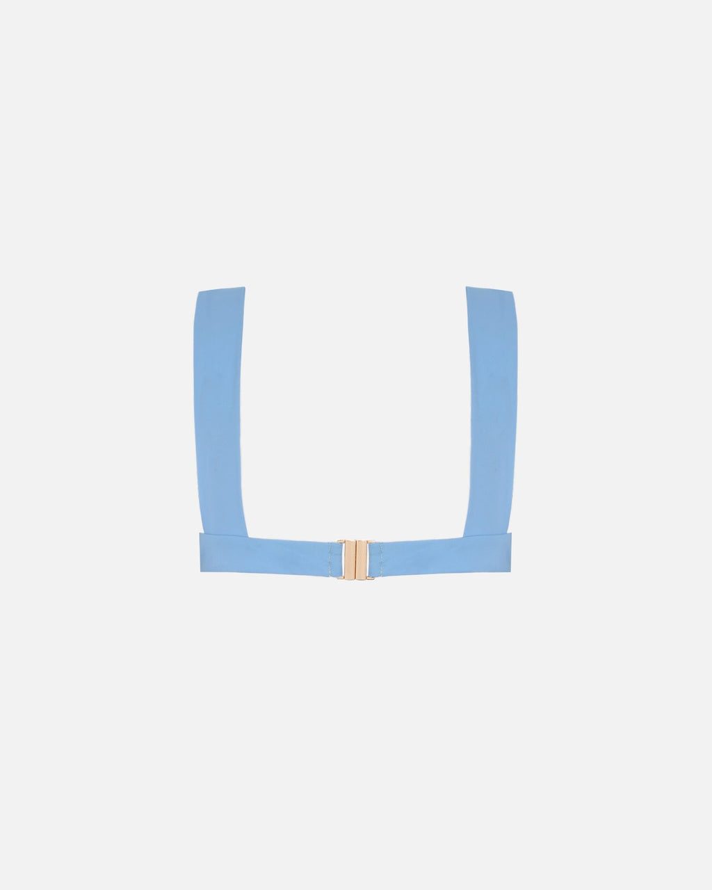 Mar Blue Ruched Bikini Top