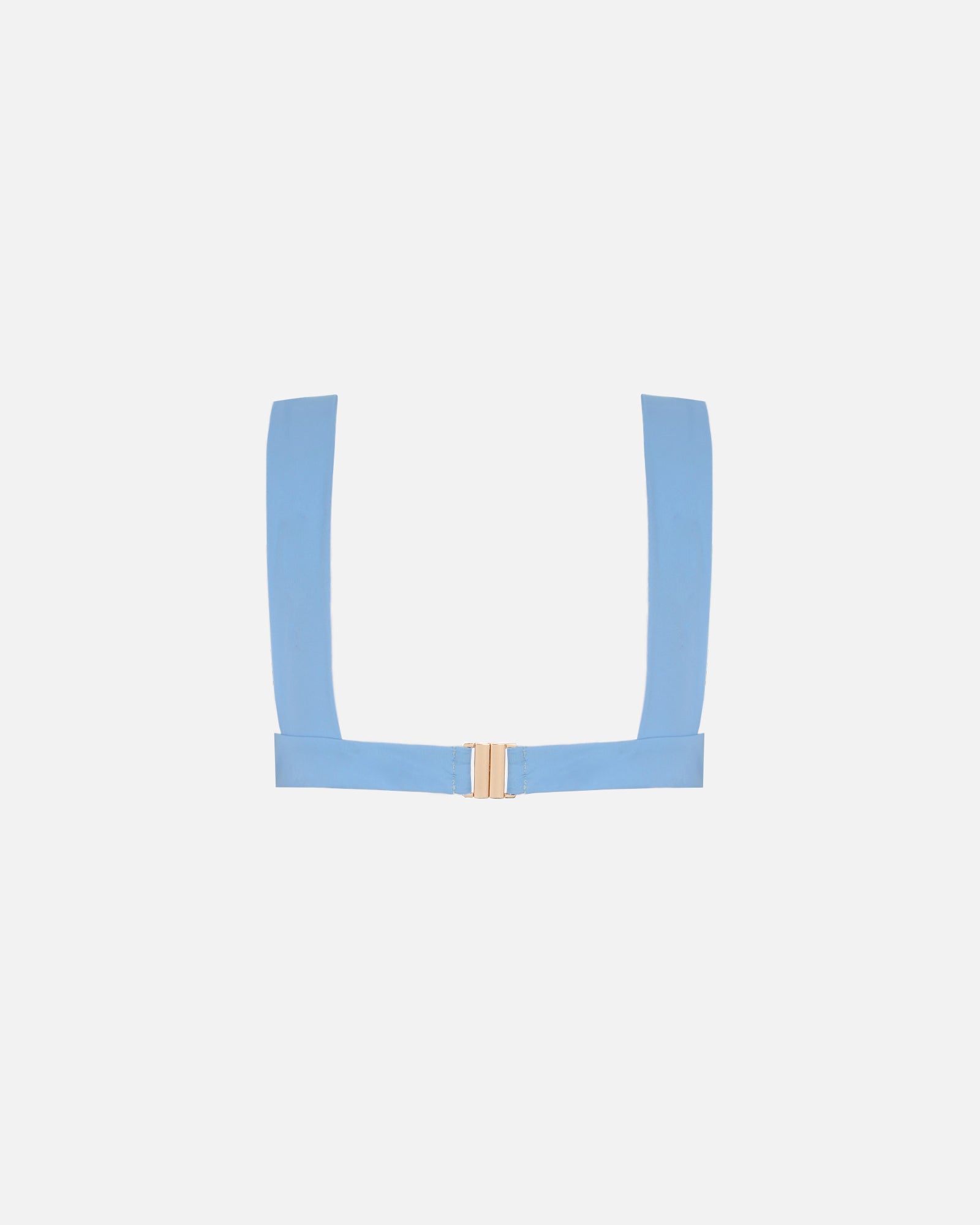 Mar Blue Ruched Bikini Top