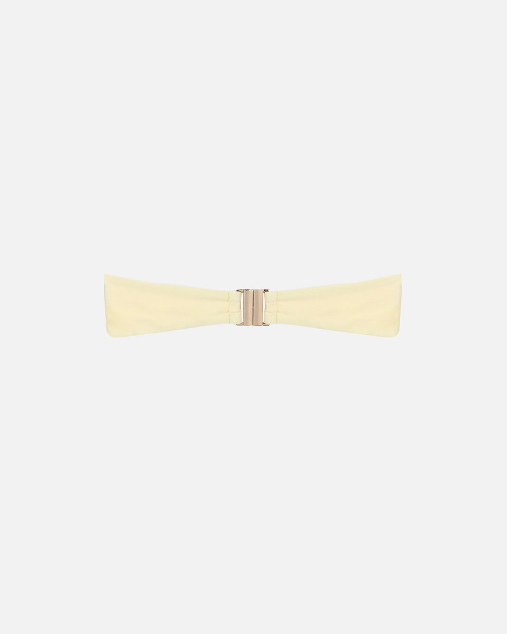 Amorina Butter Yellow Knot Detail Bikini Top