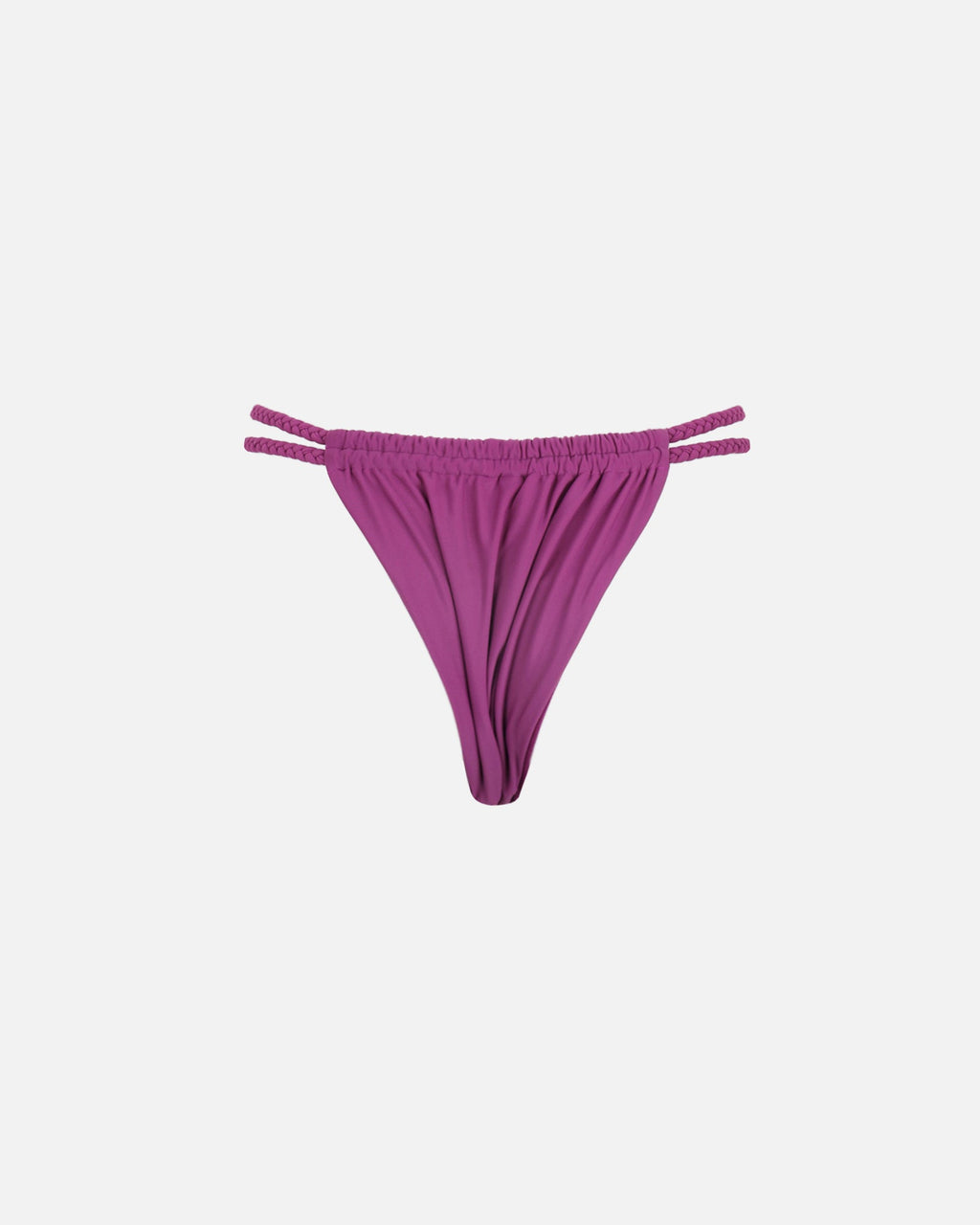 Mora Purple Braided Bikini Bottoms