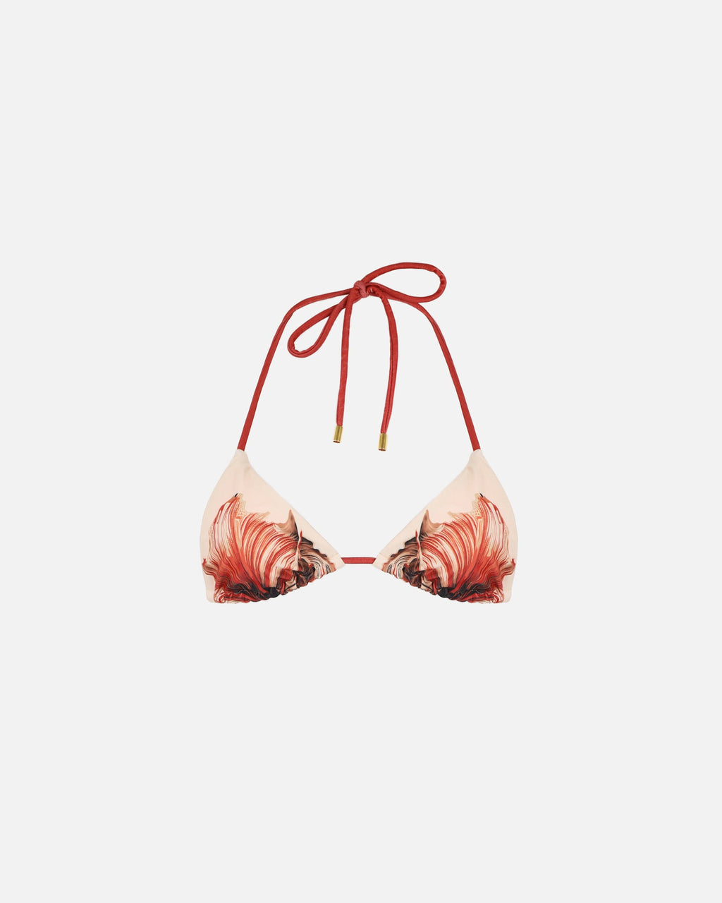 Dalia Flower Print Bikini Top