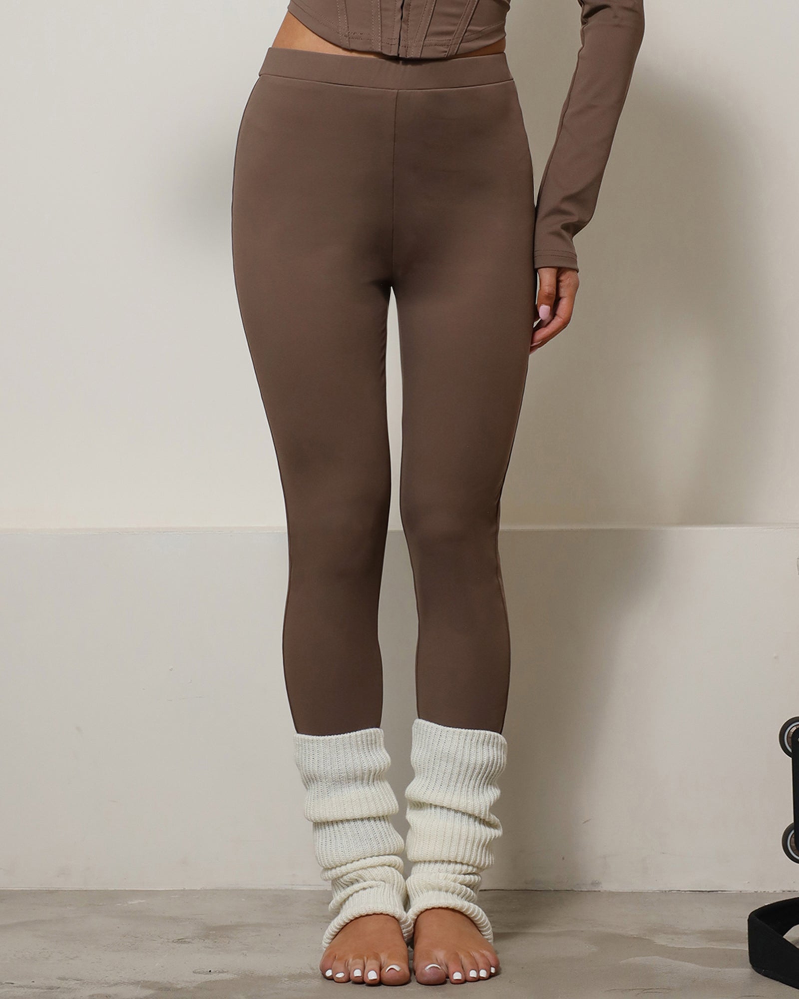 Willow Chocolate Sculpt Leggings
