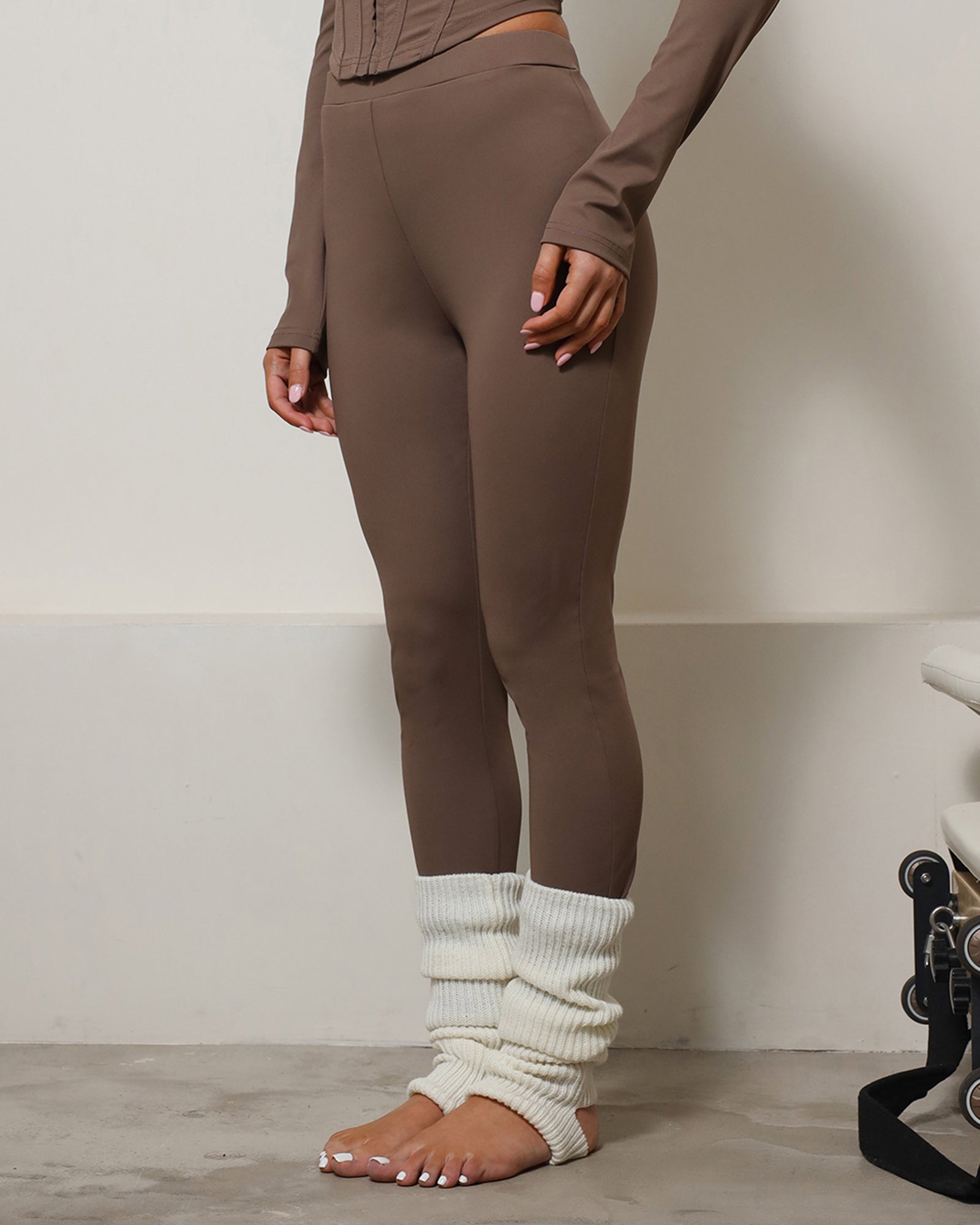 Willow Chocolate Sculpt Leggings