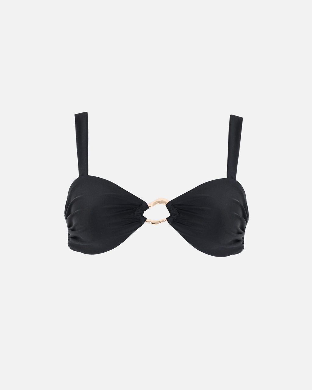 Lolita Gold Hardware Black Bikini Top