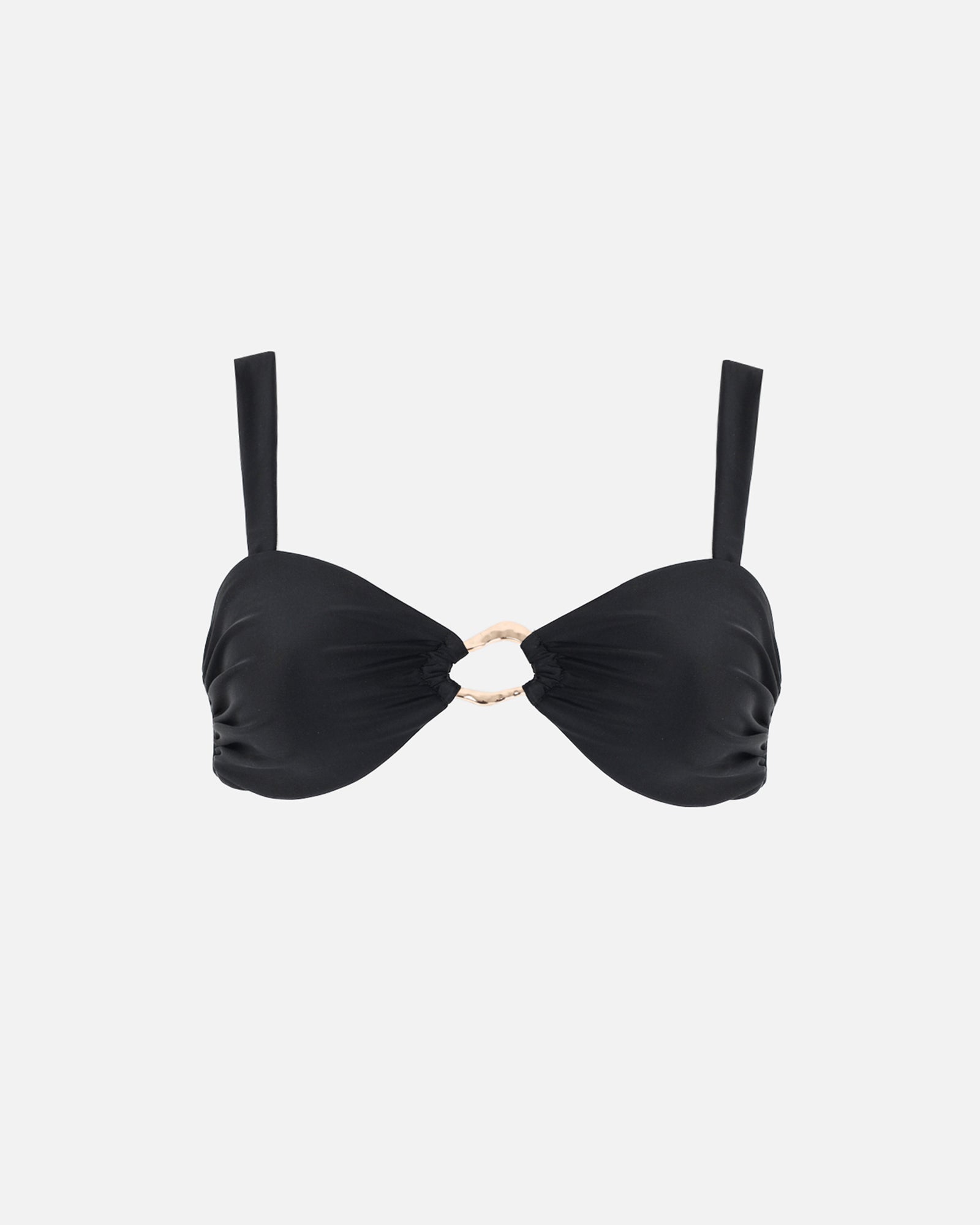 Lolita Gold Hardware Black Bikini Top