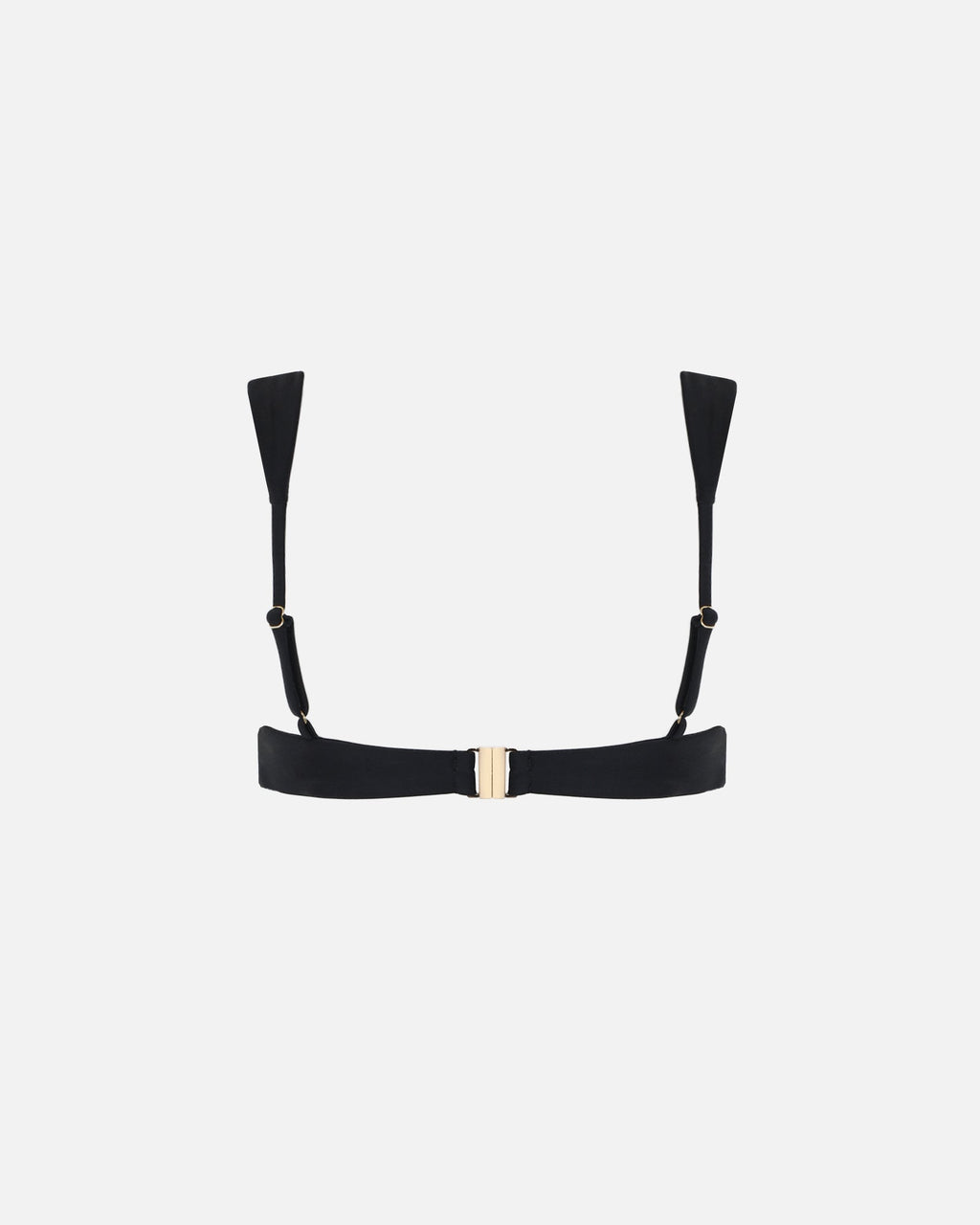 Lolita Gold Hardware Black Bikini Top