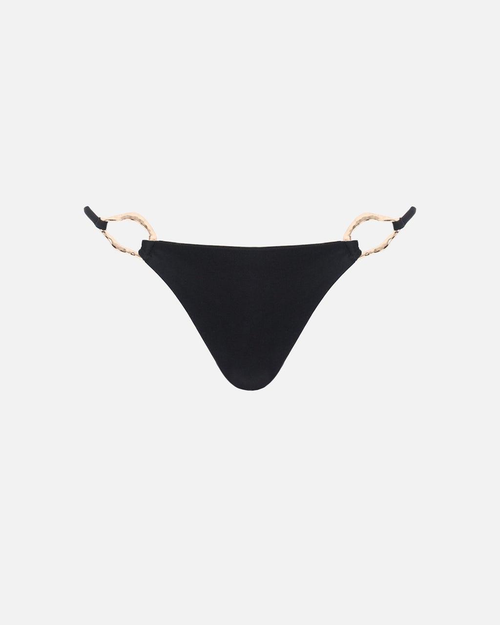 Kali Gold Hardware Black Bikini Bottoms