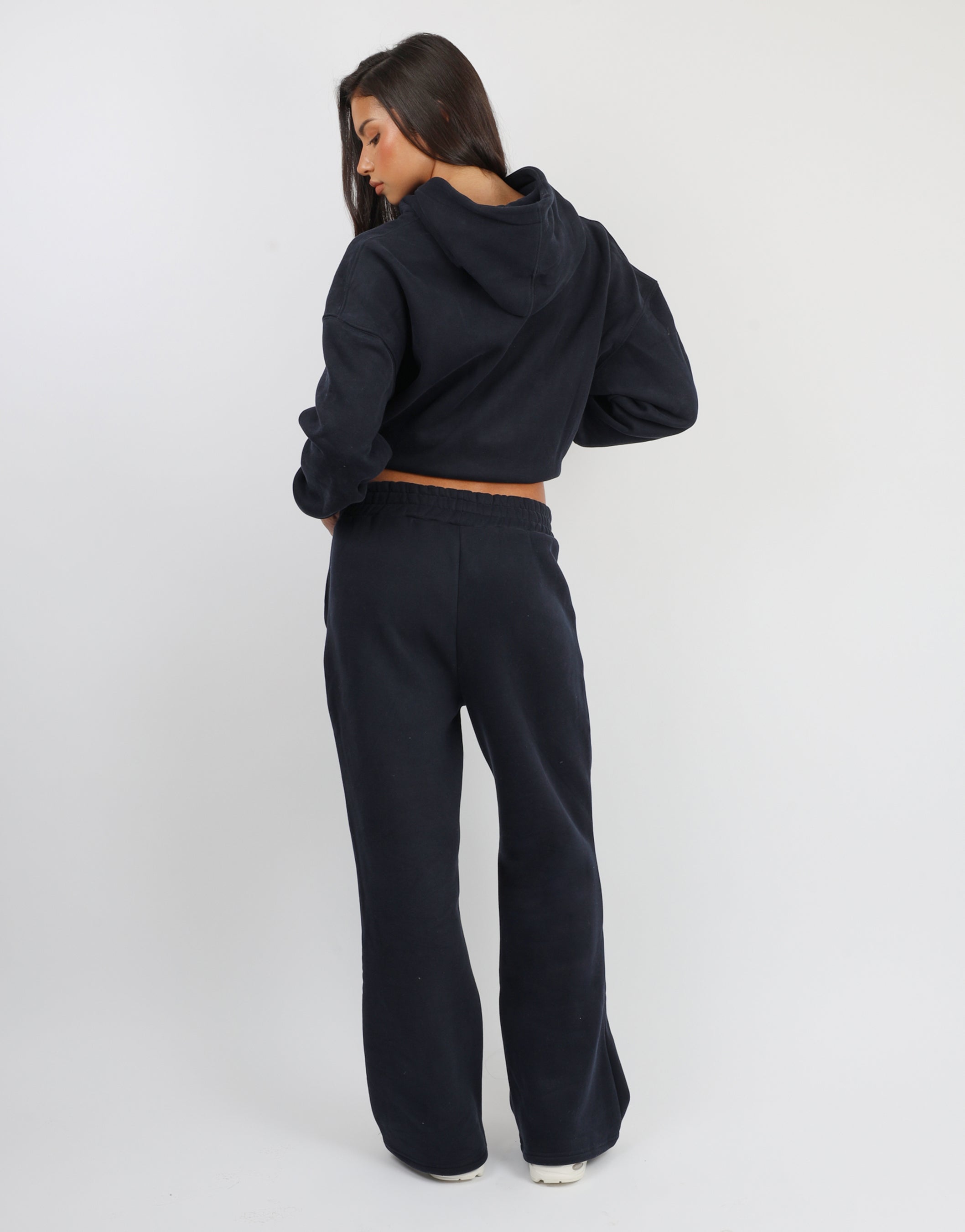 Colby Simmi Studios Varsity Flared Joggers in Oxford Blue