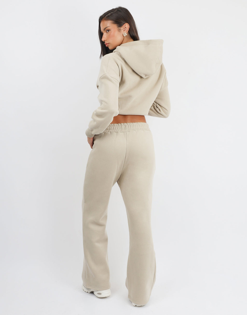 Maeve Simmi Studios Essentials Hoodie in Cashew