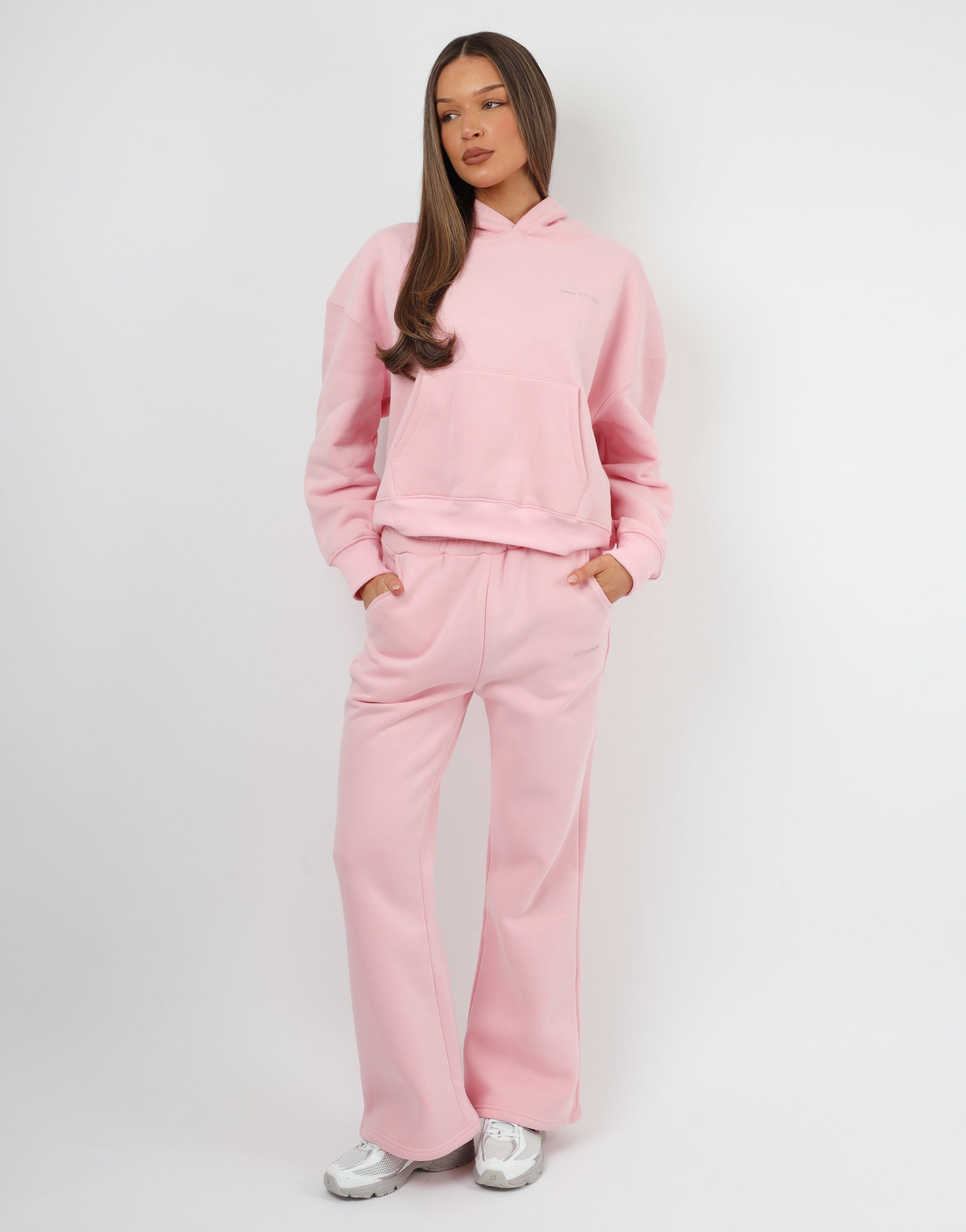 Maisy Simmi Studios Essentials Hoodie In Pink