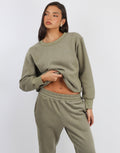 Ashby Simmi Studios Essentials Sweatshirt in Olive