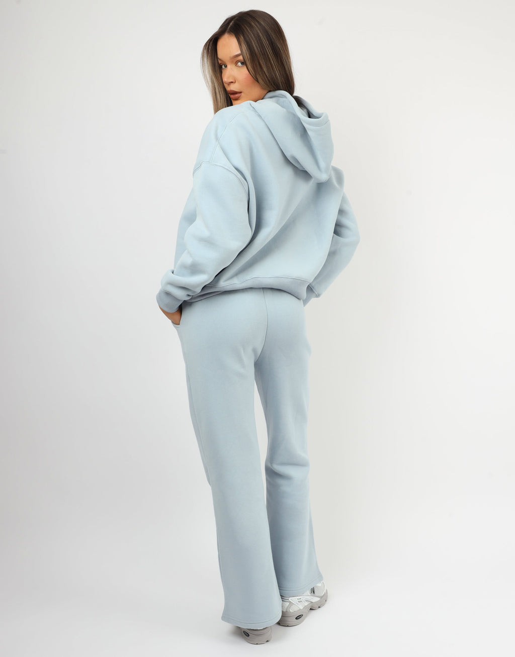 Mykonos Simmi Studios SL Sport Hoodie In Baby Blue