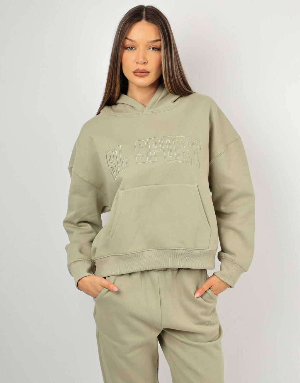 Mykonos Simmi Studios SL Sport Hoodie In Sage
