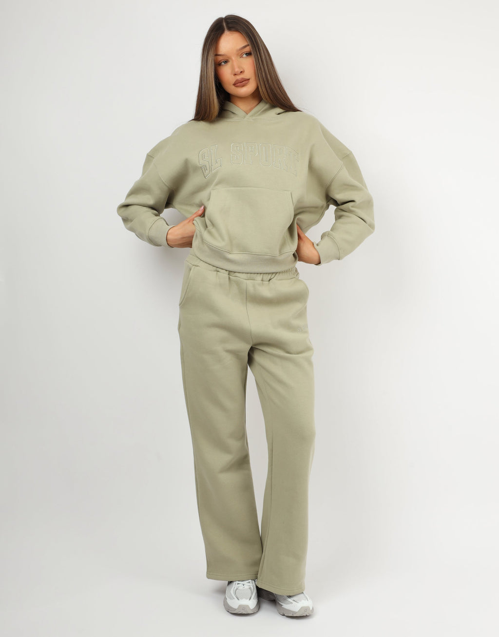 Mykonos Simmi Studios SL Sport Hoodie In Sage