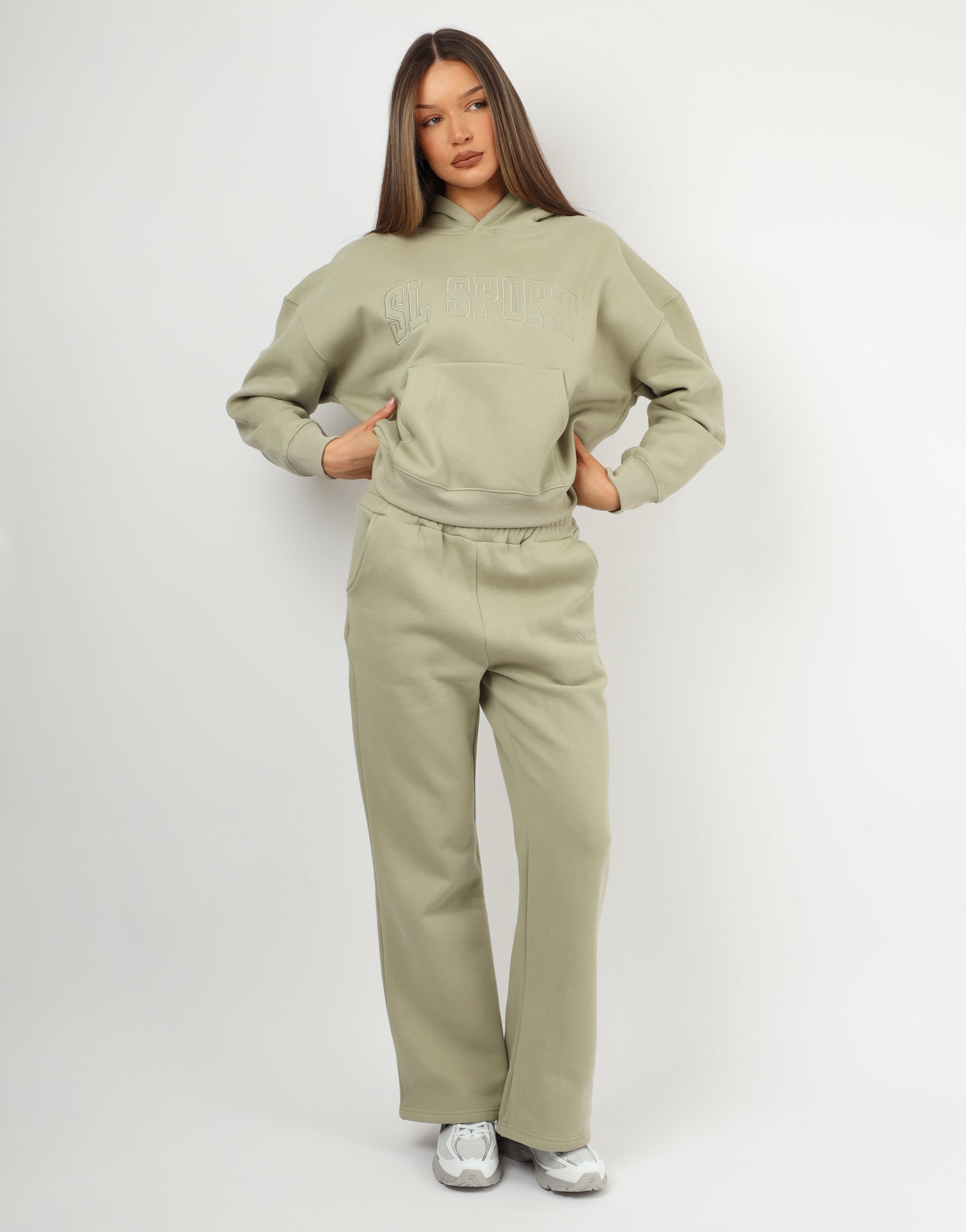 Mykonos Simmi Studios SL Sport Hoodie In Sage