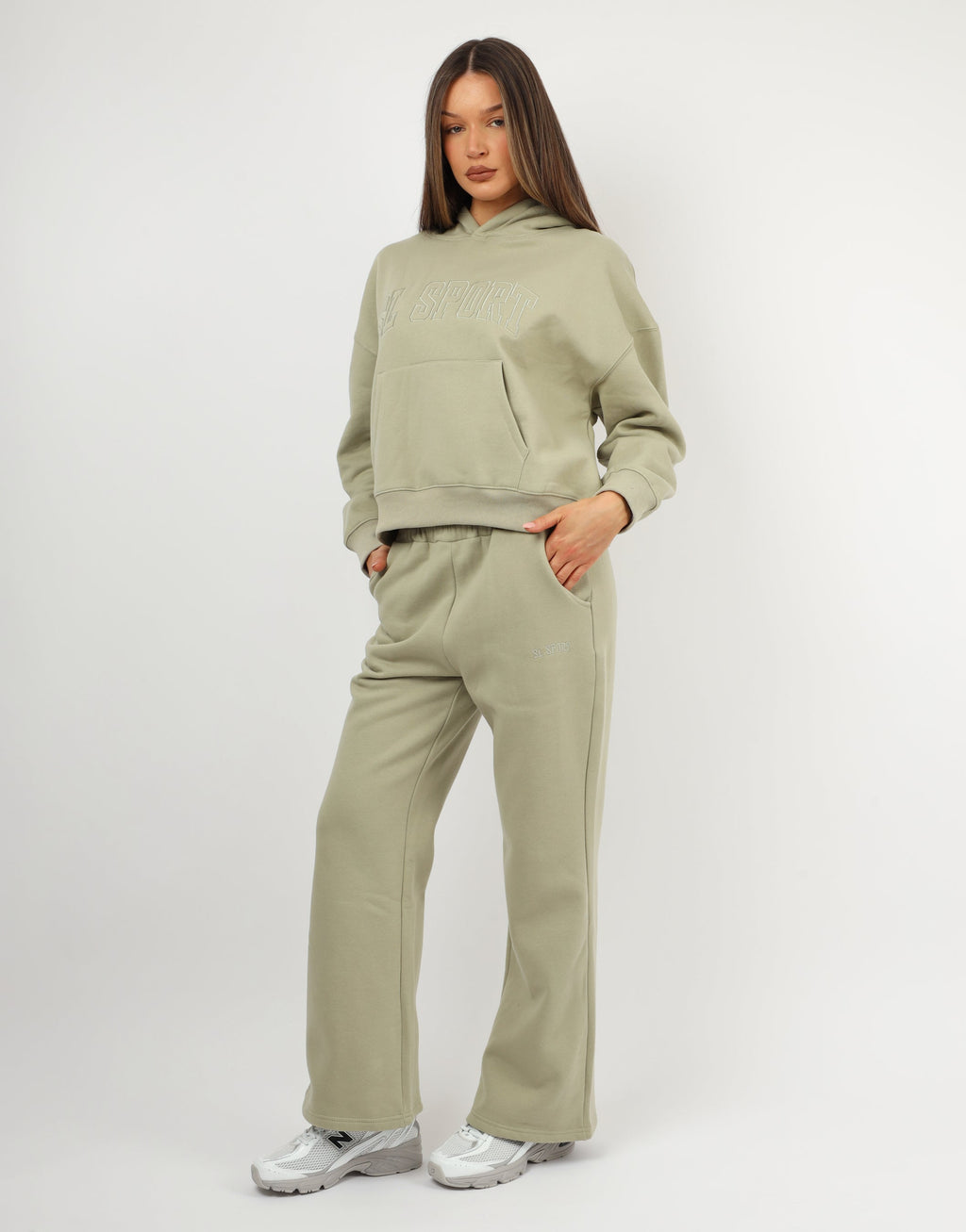 Mykonos Simmi Studios SL Sport Hoodie In Sage
