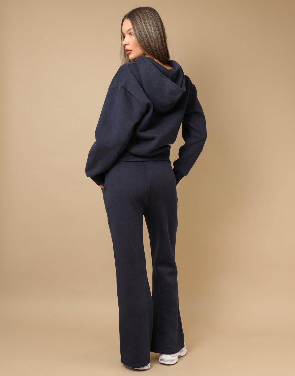 Nova Simmi Studios Essentials Zip Through Hoodie in Navy