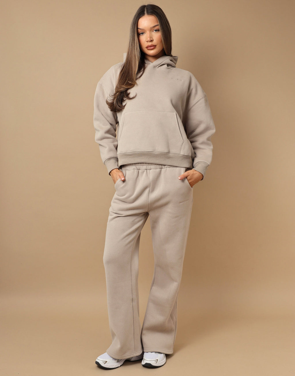 Ava Simmi Studios Essentials Hoodie in Stone