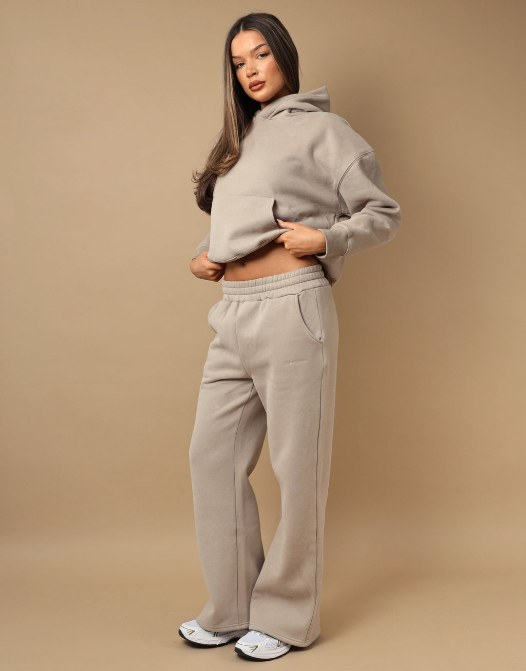 Ava Simmi Studios Essentials Hoodie in Stone