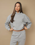 Maeve Simmi Studios Essentials Hoodie In Light grey