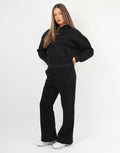 Colby Simmi Studios Essentials Flared Joggers in Black