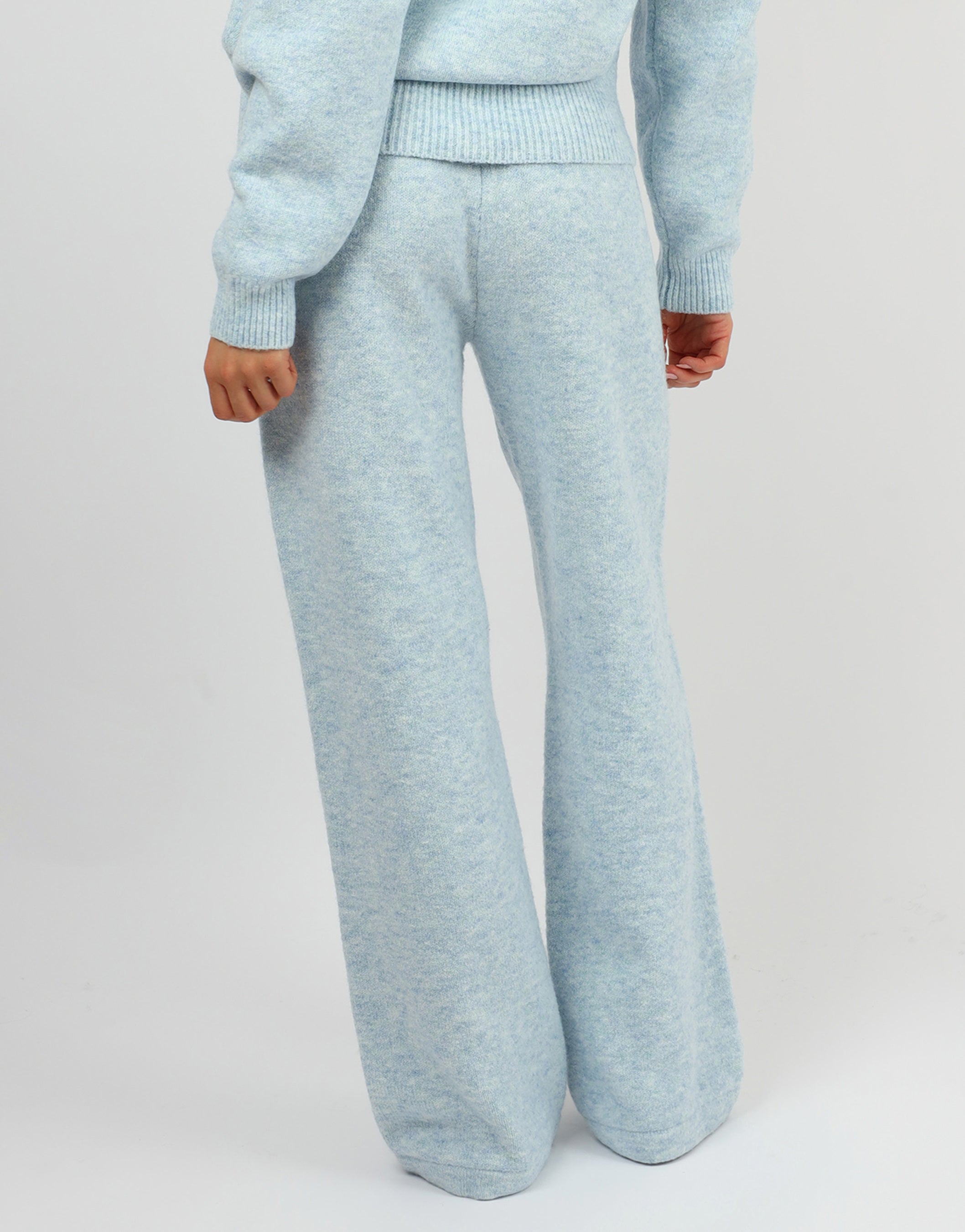 Romy Simmi Studios Chunky Knit Trousers in Blue