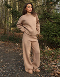Freya Simmi Studios Heavy Knit Trousers In Mocha