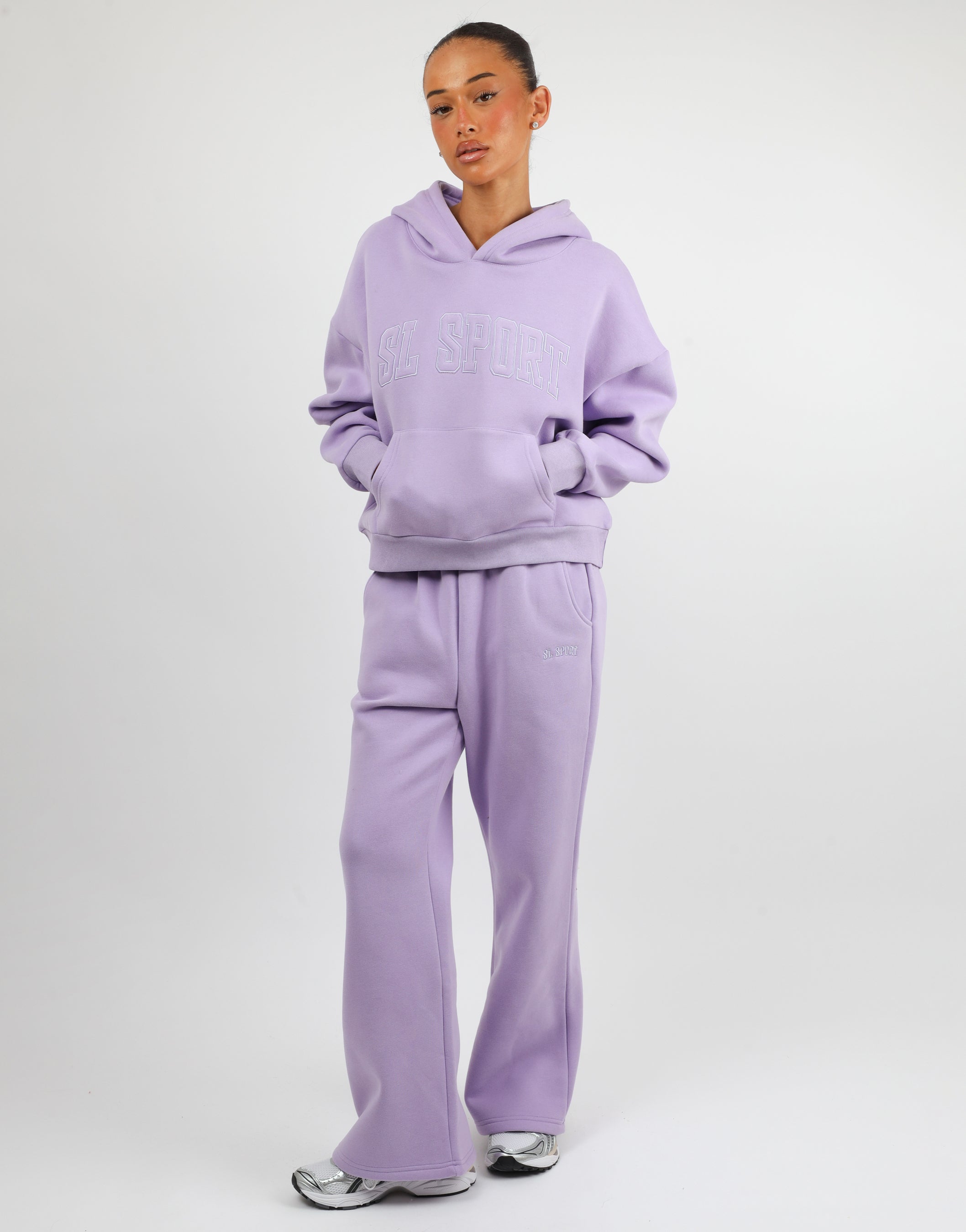 Myla Simmi Studios SL Sport Flared Joggers in Lilac