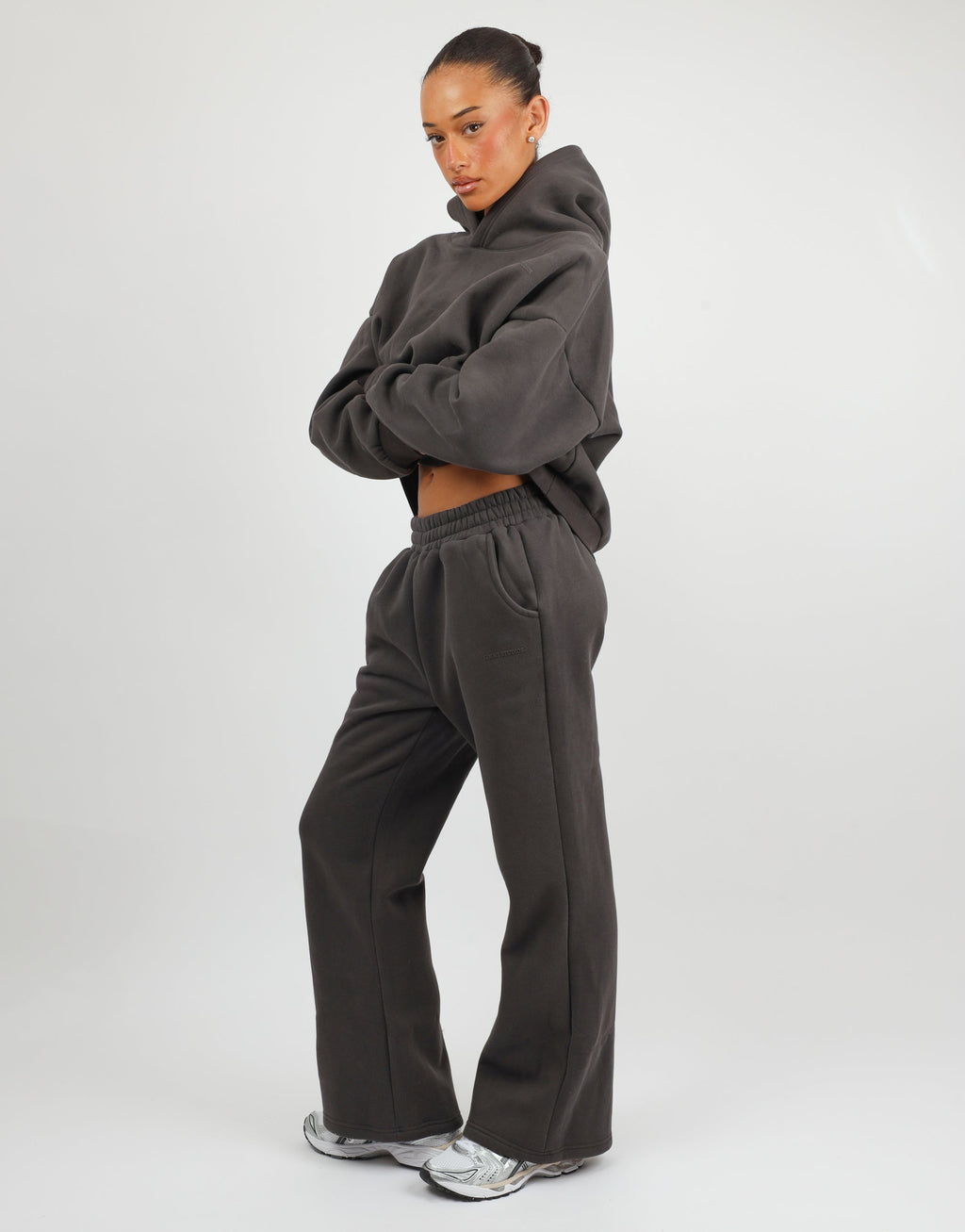 Maisy Simmi Studios Essentials Hoodie in Dark Grey