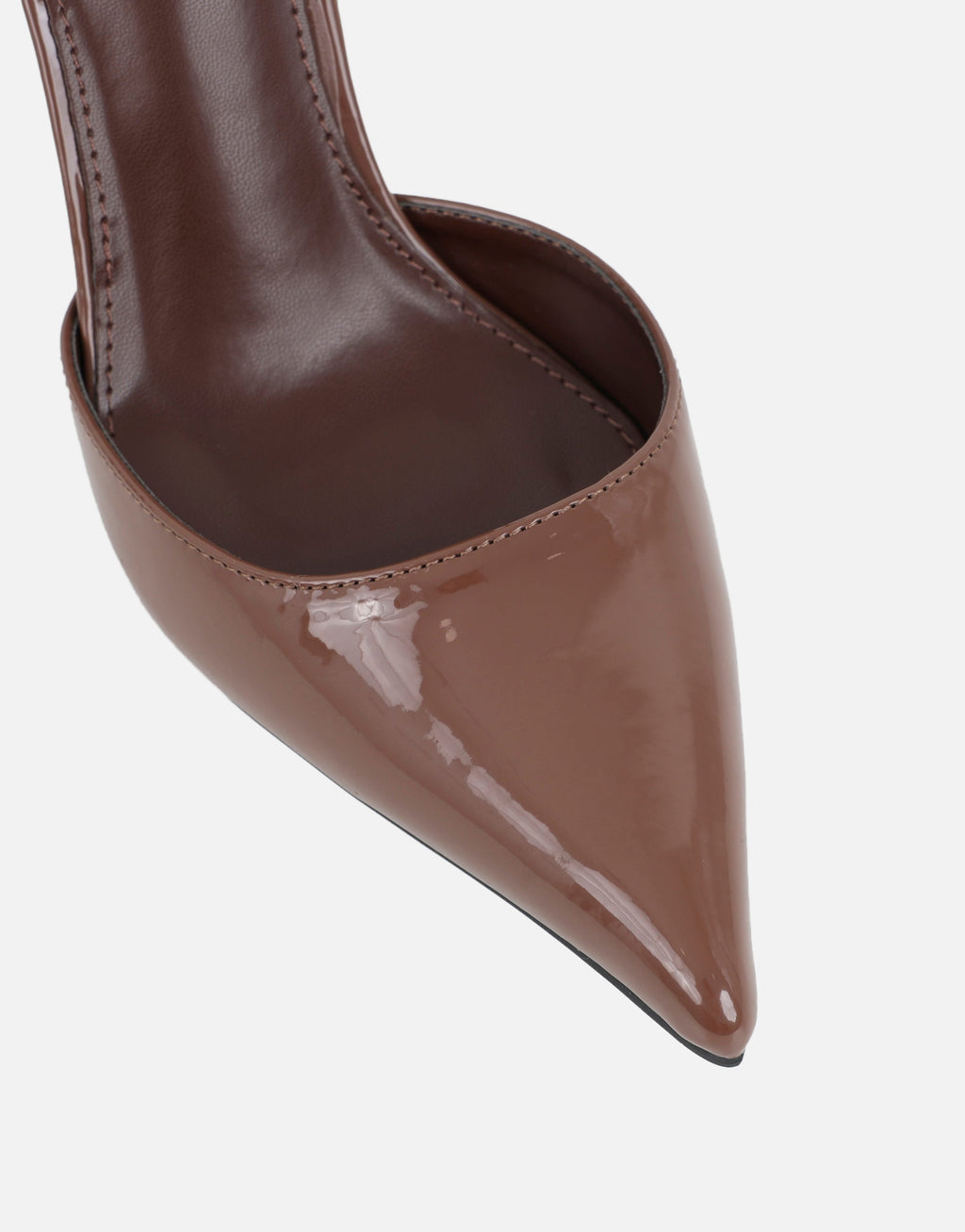 Erika Mocha Patent Court Shoes