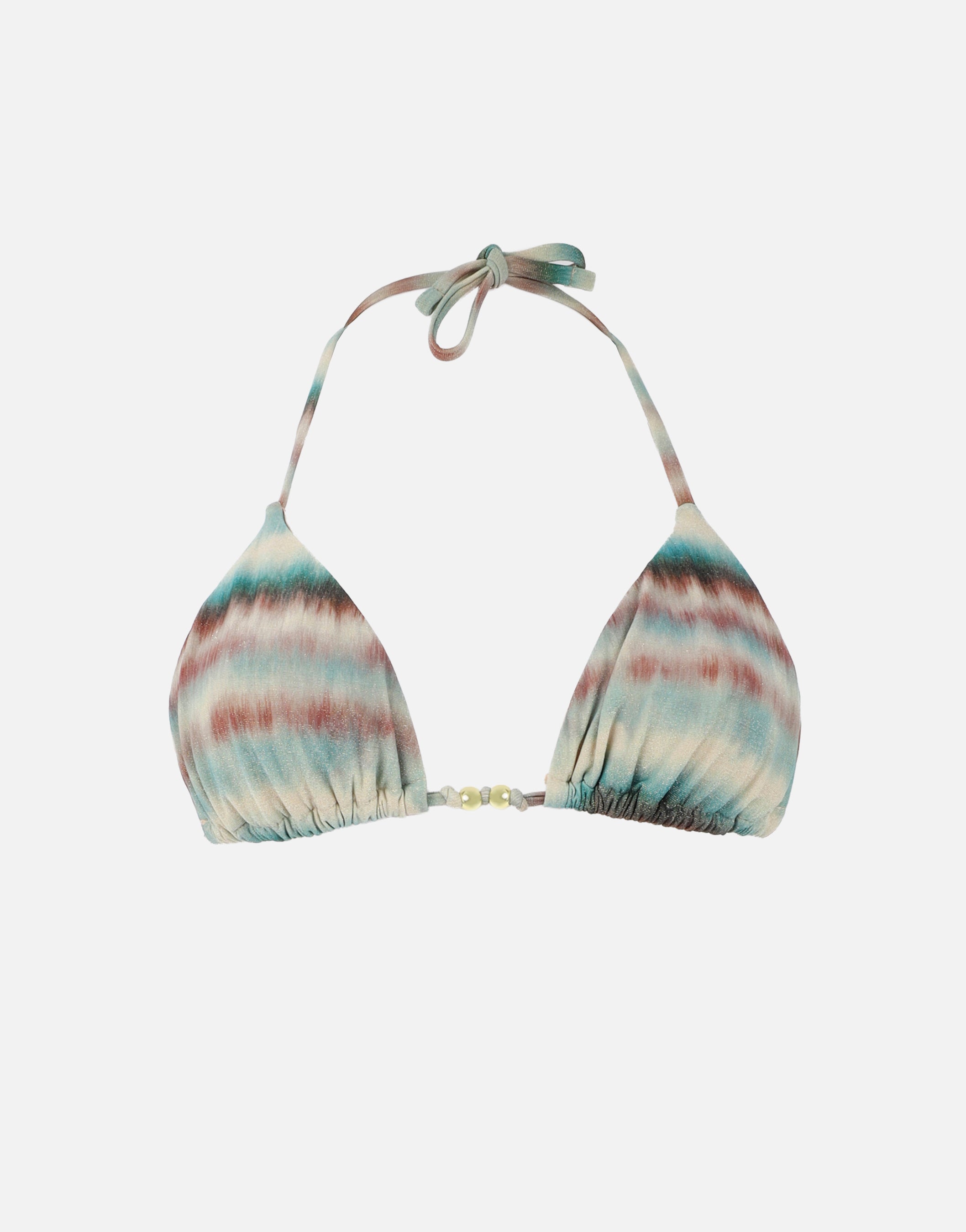 Skye Tie Dye Triangle Bikini Top In Multi
