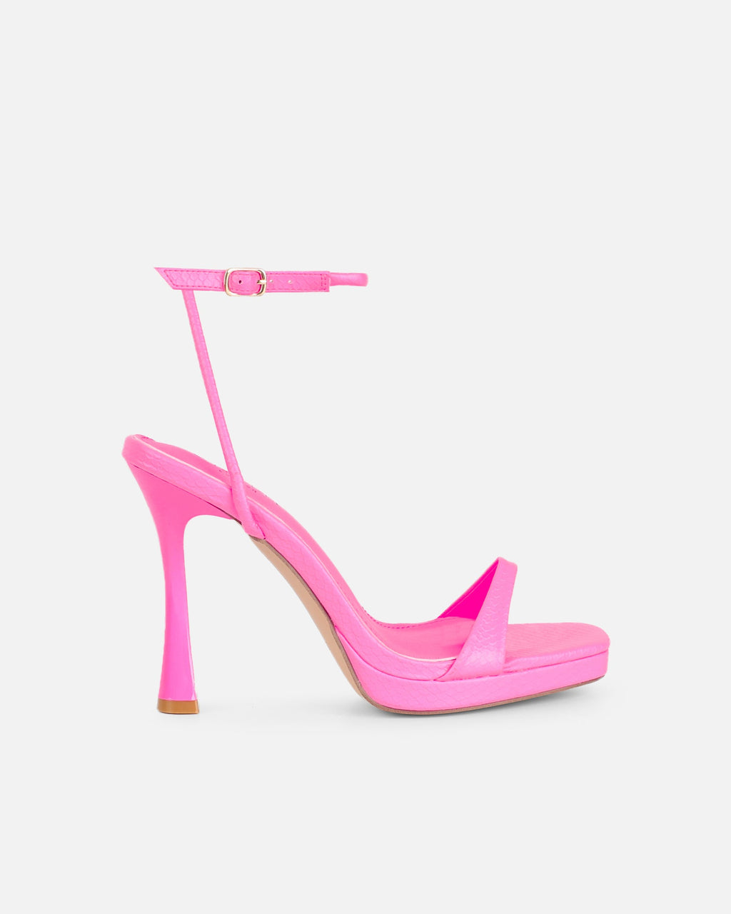 Toff Pink Mini Platform Heeled Sandals