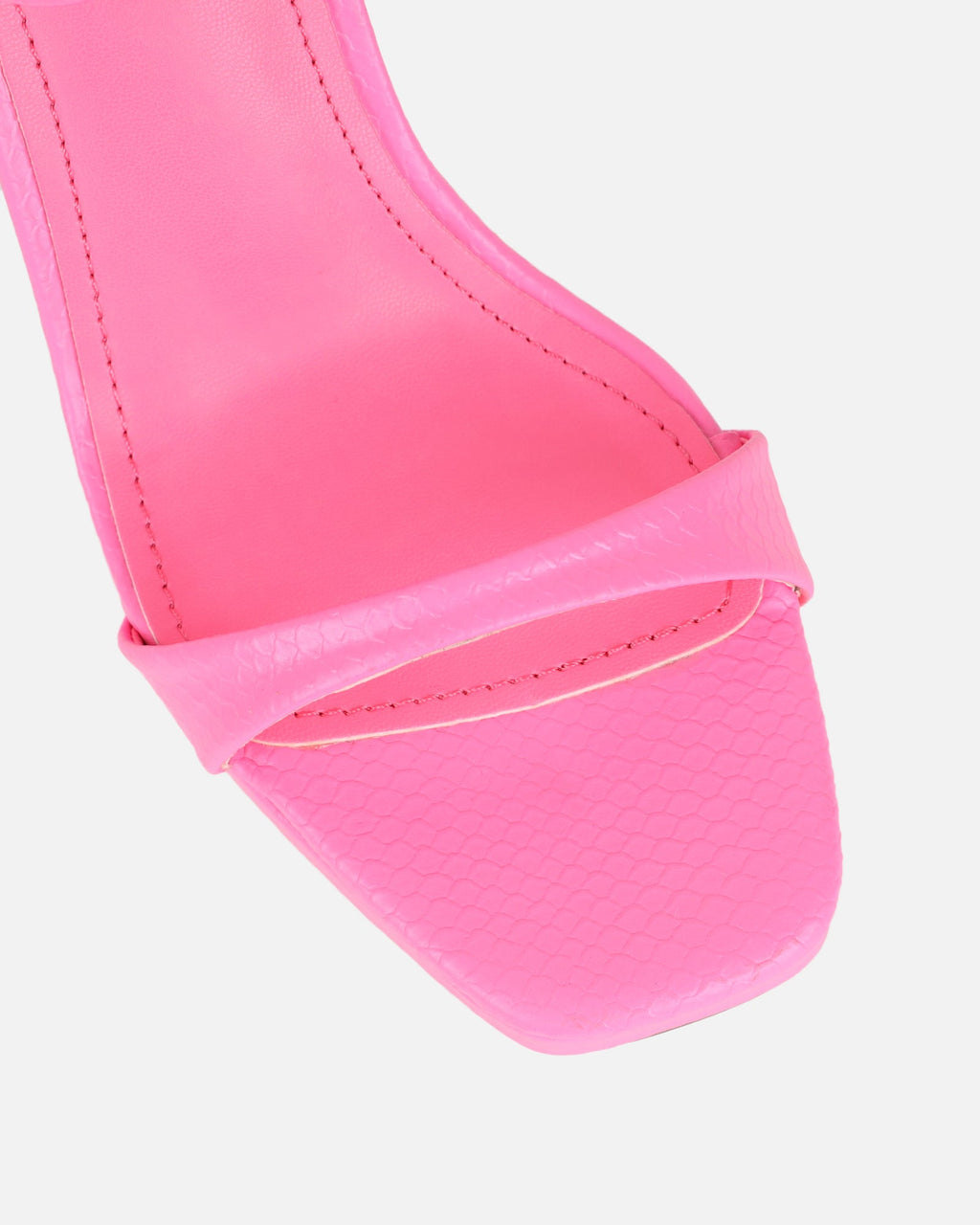 Toff Pink Mini Platform Heeled Sandals