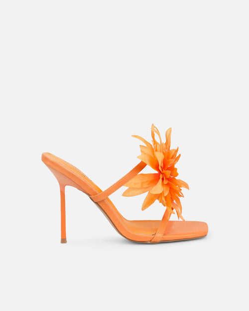 Vaughan Orange Flower Detail Mules