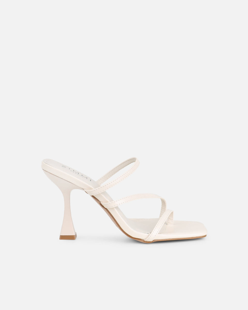 Gail Ivory Strappy Mules