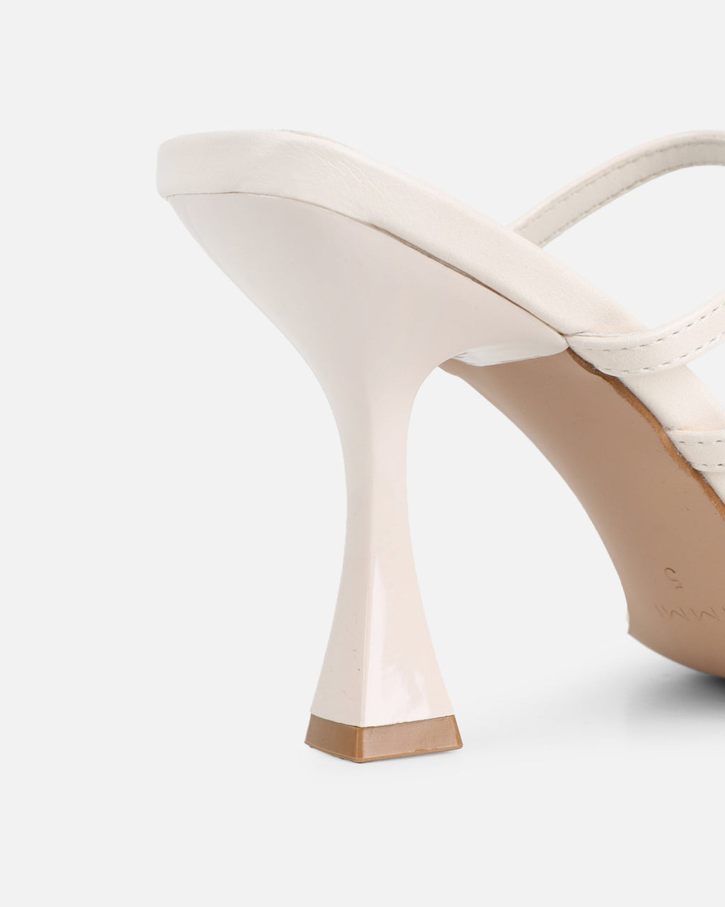 Gail Ivory Strappy Mules