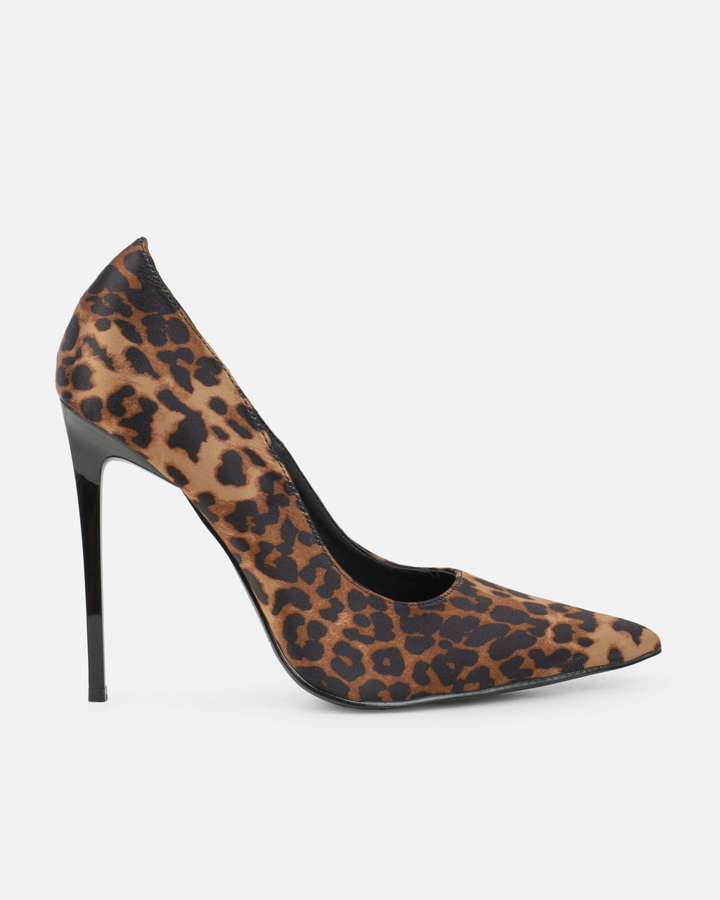 Agathia Leopard Satin Stiletto Court Shoes